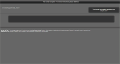 Desktop Screenshot of oceangames.info